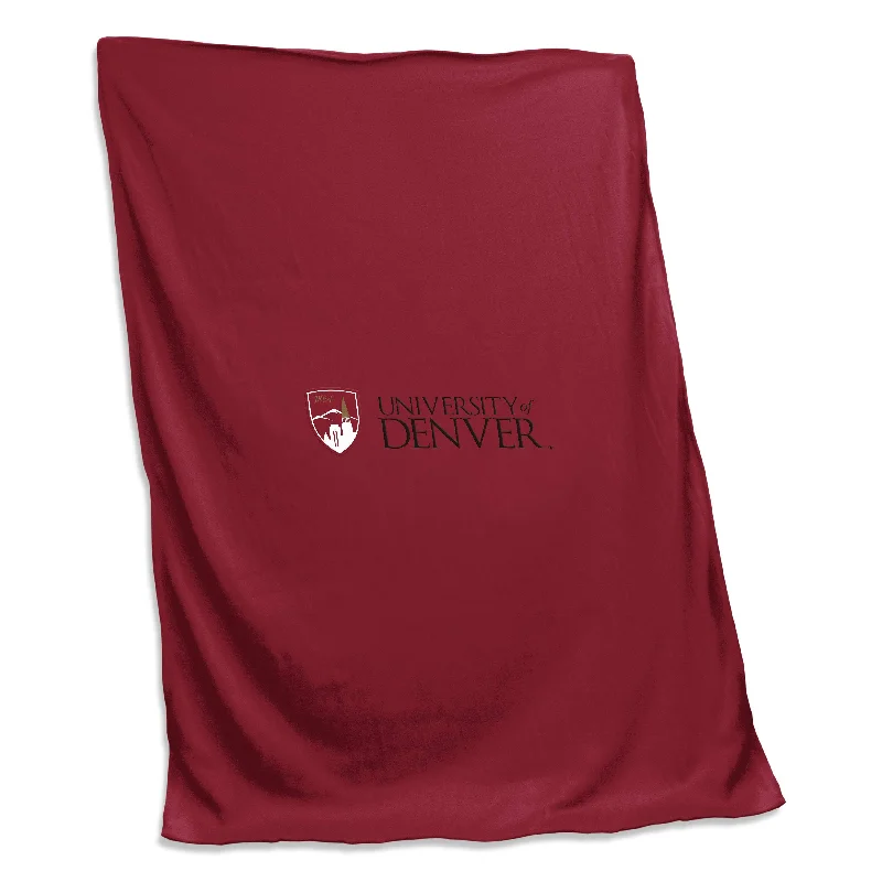 Personalized Team Home Textiles for Dedicated Fan Rooms-Denver Screened Sweatshirt Blanket