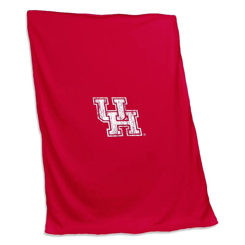 Team Home Textiles for Home Offices and Workspaces-Houston Sweatshirt Blanket (Screened)