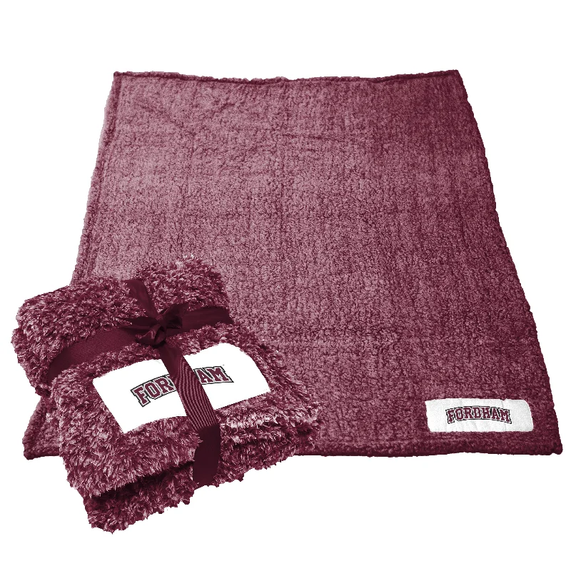 Custom Team Home Textiles for Special Team Events and Celebrations-Fordham Color Frosty Fleece