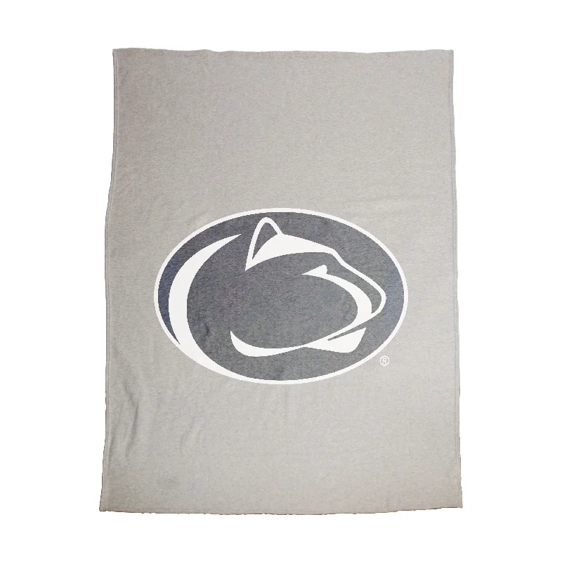 Custom Bedding Sets with Team Logos for Ultimate Fan Comfort-Penn State Oversized Logo Sublimated Sweatshirt Blanket