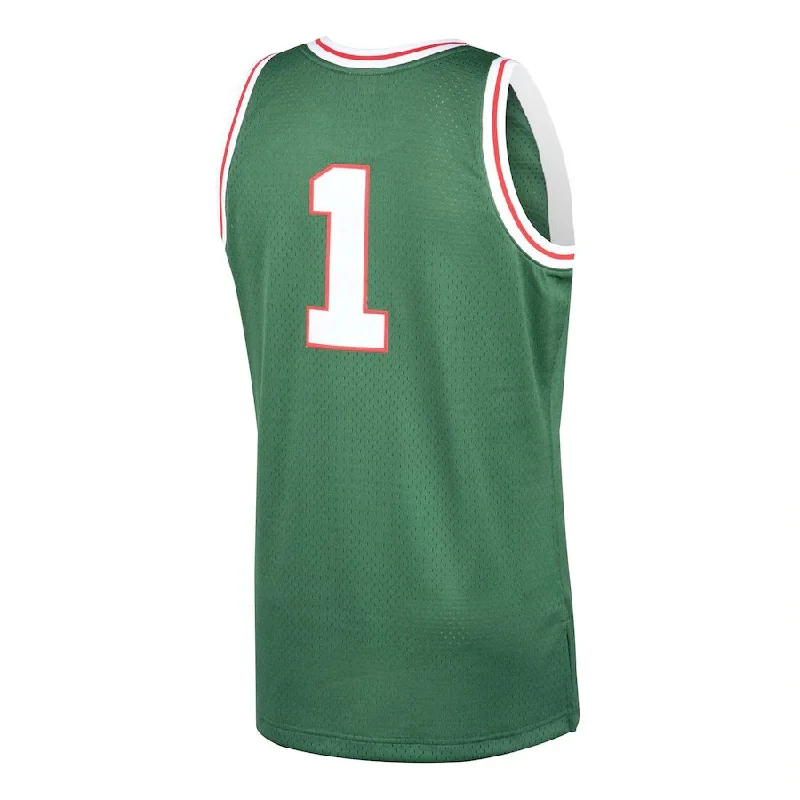 Premium Basketball Jersey with Stretch Technology-M.Bucks #1 Oscar Robertson Mitchell & Ness 1970-71 Hardwood Classics Swingman Jersey Green Stitched American Basketball Jersey