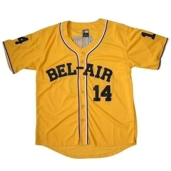 Lightweight Baseball Jersey for Fast-Paced Games-Will Smith The Fresh Prince of Bel-Air Academy Baseball Jersey