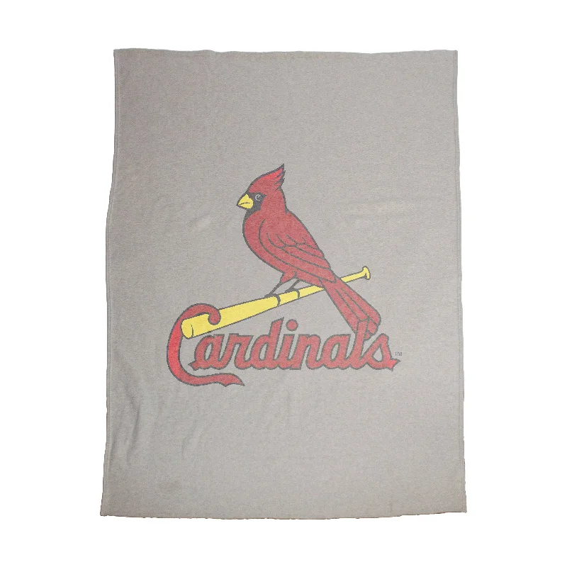 Stylish Team Home Textiles for NFL, NBA, and MLB Fans-St. Louis Cardinals Oversized Logo Sublimated Sweatshirt Blanket