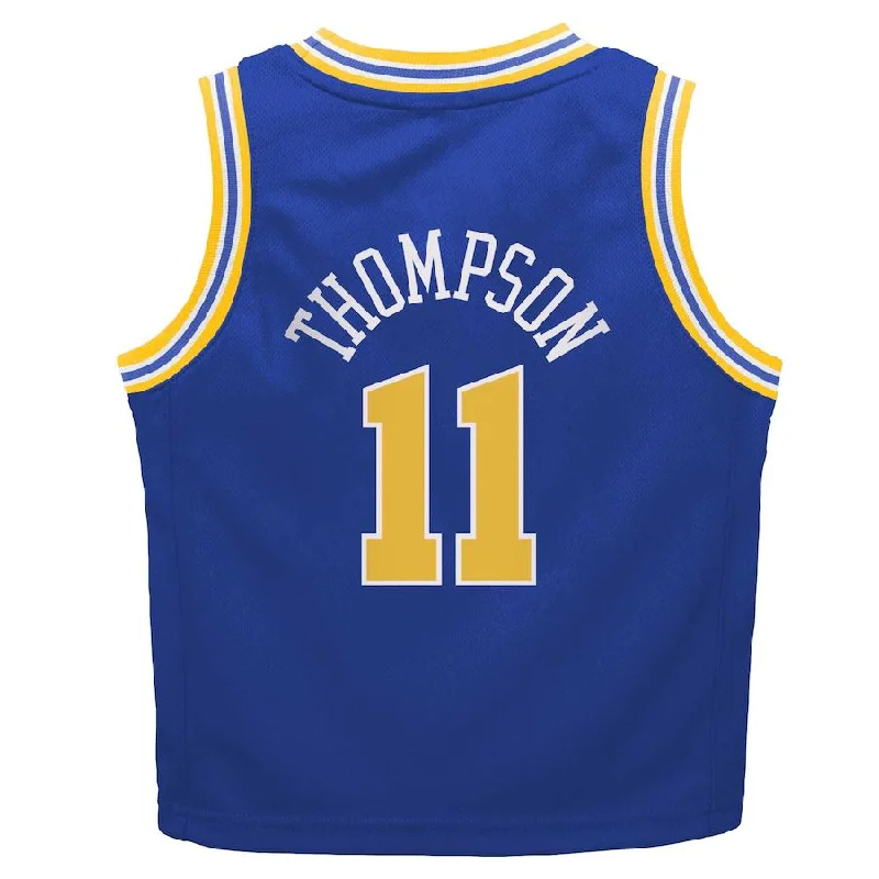 Custom Basketball Jersey for School Sports Teams-G.State Warriors #11 Klay Thompson Preschool 2022-23 Swingman Jersey Blue Classic Edition Stitched American Basketball Jersey