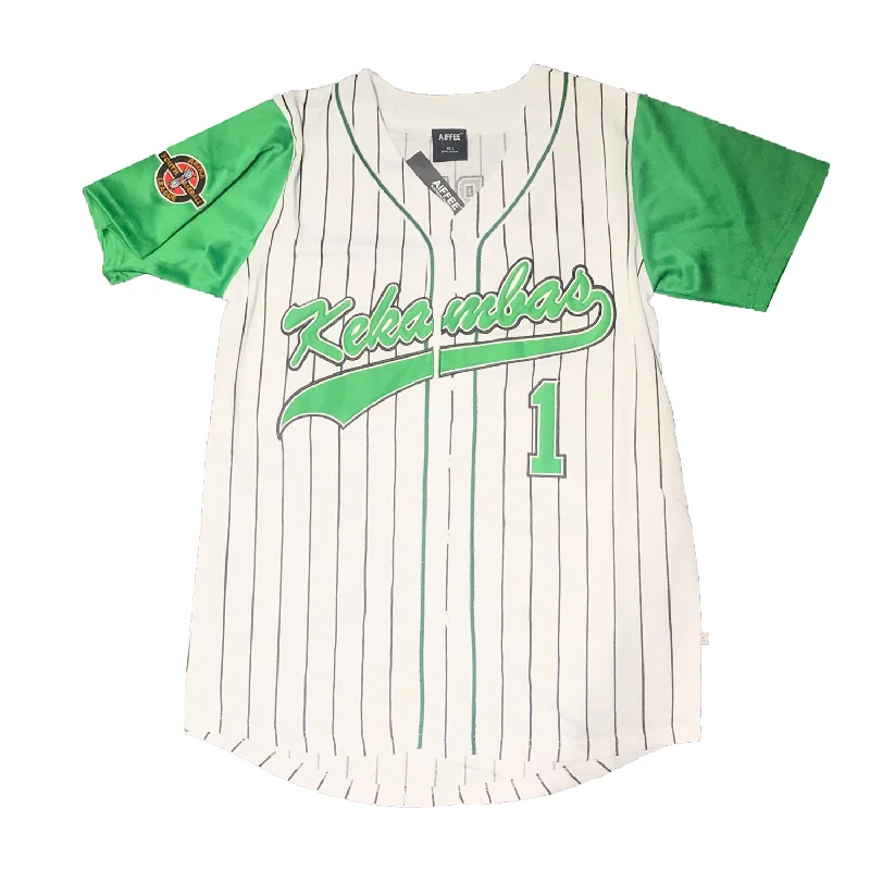 Breathable Baseball Jersey for Active Players-HARD BALL Movie Jerseys G-Baby #1 Kekambas Baseball Jersey