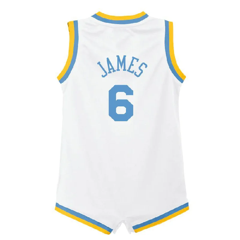 Bold Basketball Jersey with Team Colors-LA.Lakers #6 LeBron James Infant 2022-23 Swingman Jersey White Classic Edition White Stitched American Basketball Jersey