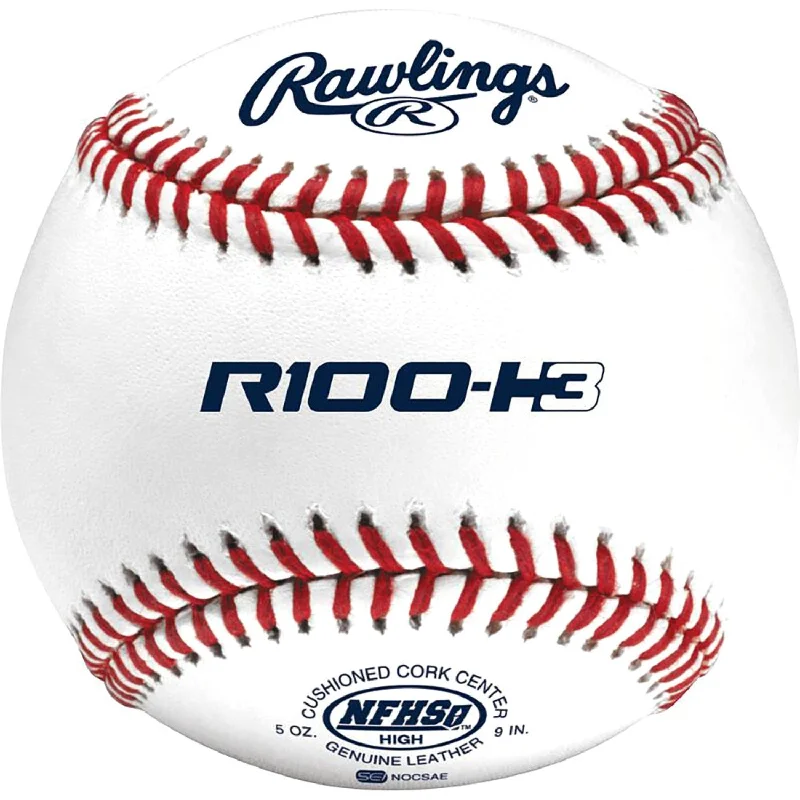 Professional-Grade Baseball for Advanced League Play-Rawlings R100-H3 High School Game Baseball