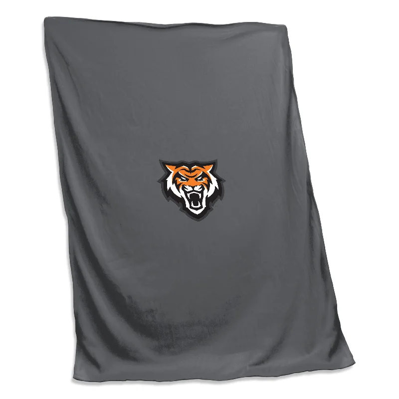 Official Team Home Textiles for Collectors and Fans-Idaho State Charcoal Screened Sweatshirt Blanket