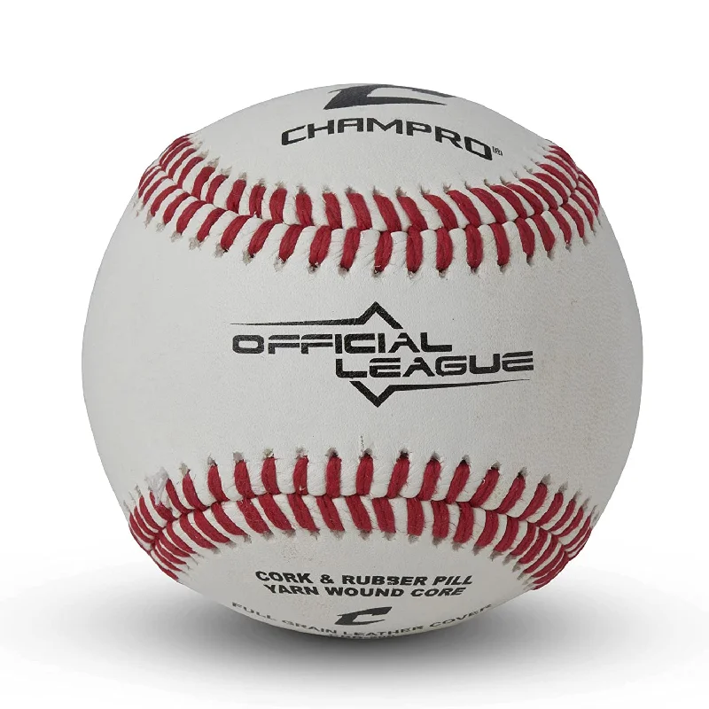 Baseball for Right-Handed Players with Comfortable Feel-Champro Off'l League Baseball, 1 dozen