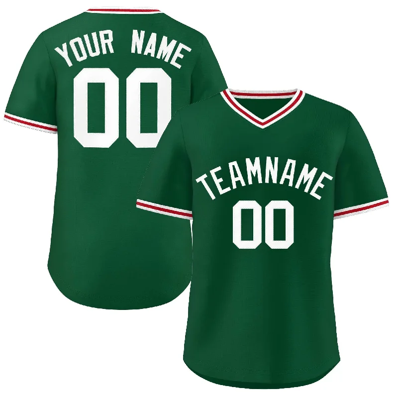 Official MLB Baseball Jersey for Authentic Look-Custom Green Classic Style Personalized Authentic Pullover Baseball Jersey