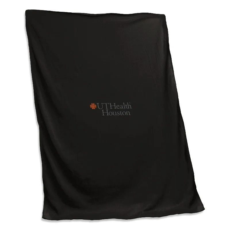 Plush Team Home Textiles for Comfort and Style in Fan Bedrooms-Texas Health Science - Houston Screened Sweatshirt Blanket