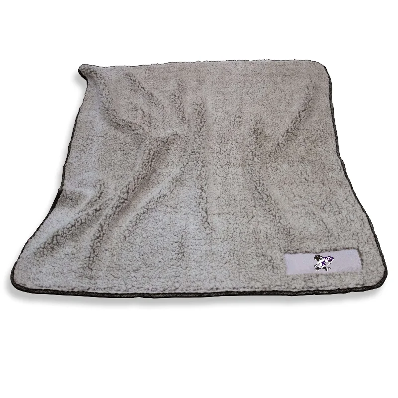 Durable Team Home Textiles for Use in High-Traffic Areas-Kansas State Willie Frosty Fleece