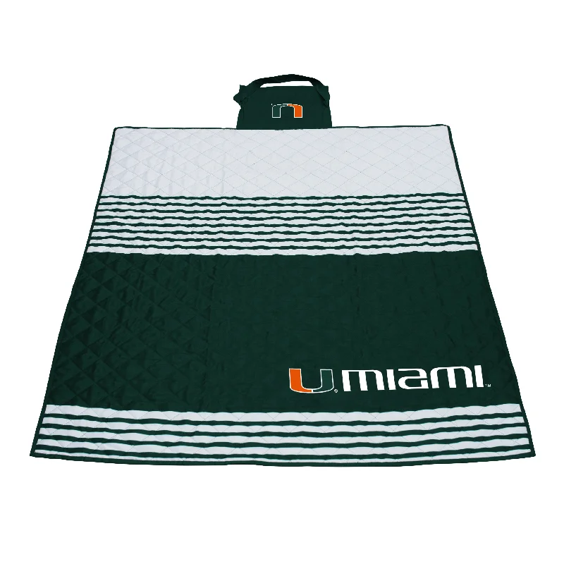 Personalized Team Home Textiles for Dedicated Fan Rooms-Miami Outdoor Blanket