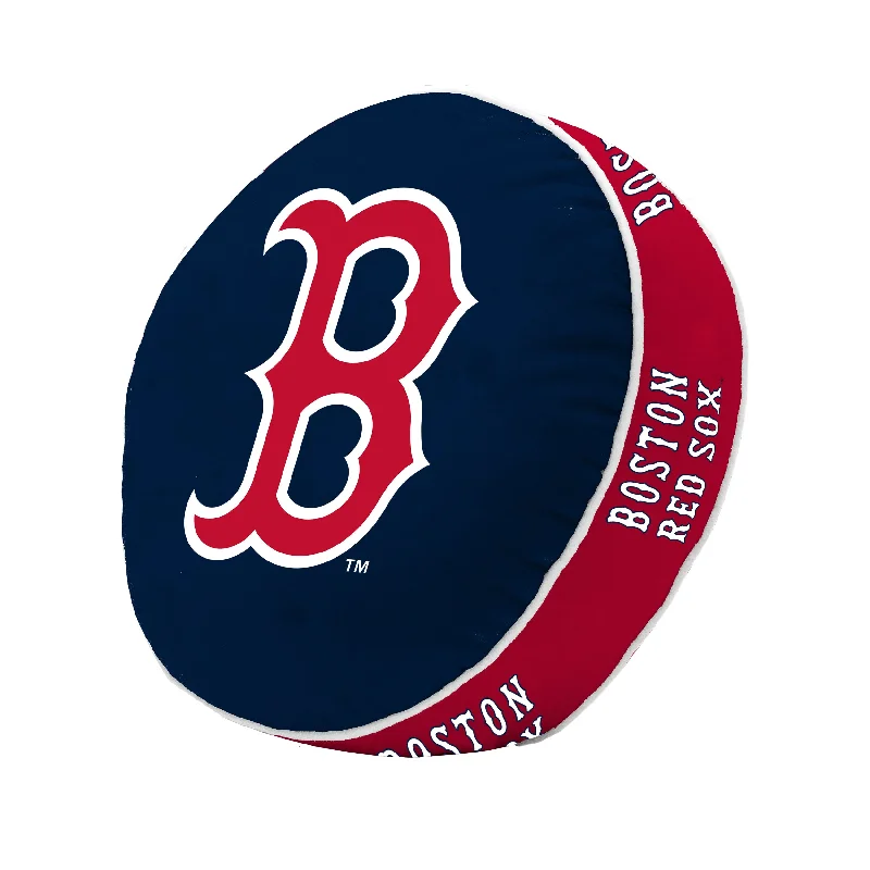 Basketball-Themed Team Home Textiles for Fan-Centered Spaces-Boston Red Sox Puff Pillow