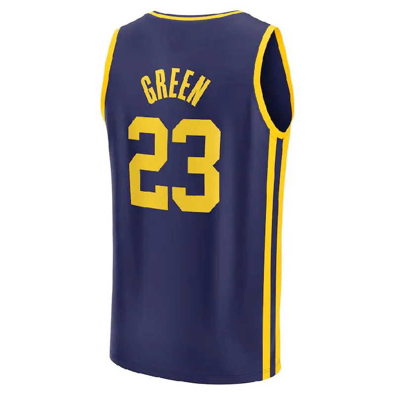 Youth Basketball Jersey with Fun Designs for Kids-G.State Warriors #23 Draymond Green Fanatics Branded 2022-23 Fast Break Replica Player Jersey  Statement Edition Navy Stitched American Basketball Jersey