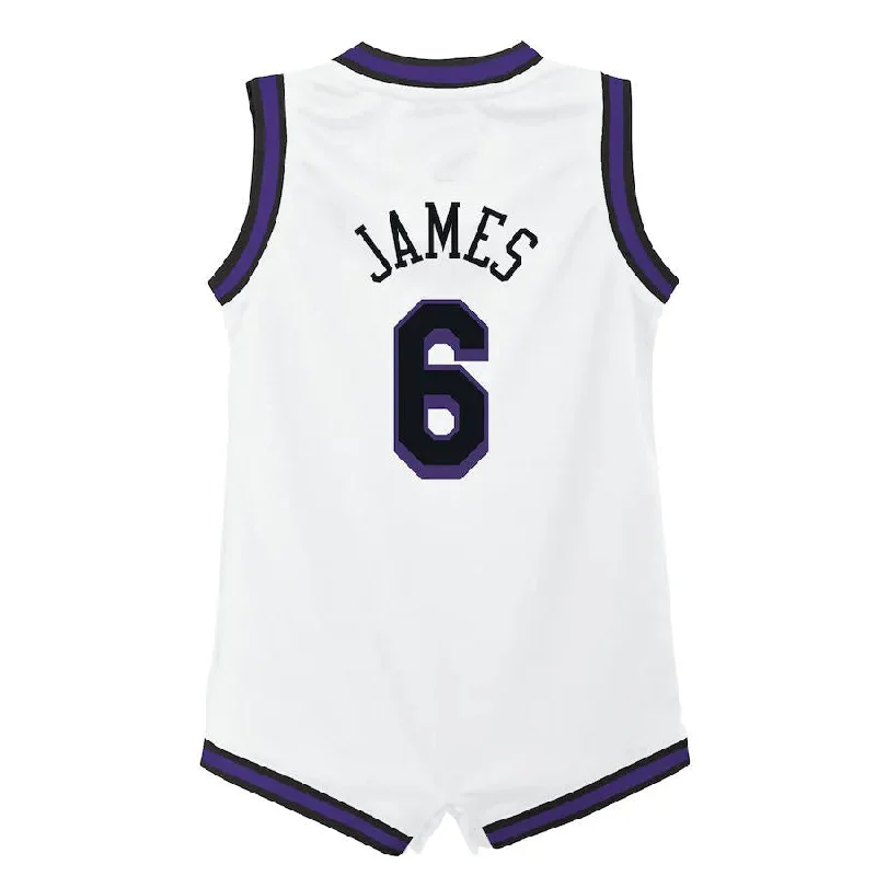 Unique Basketball Jersey with Custom Design-LA.Lakers #6 LeBron James Infant 2022-23 Replica Jersey City Edition White Stitched American Basketball Jersey