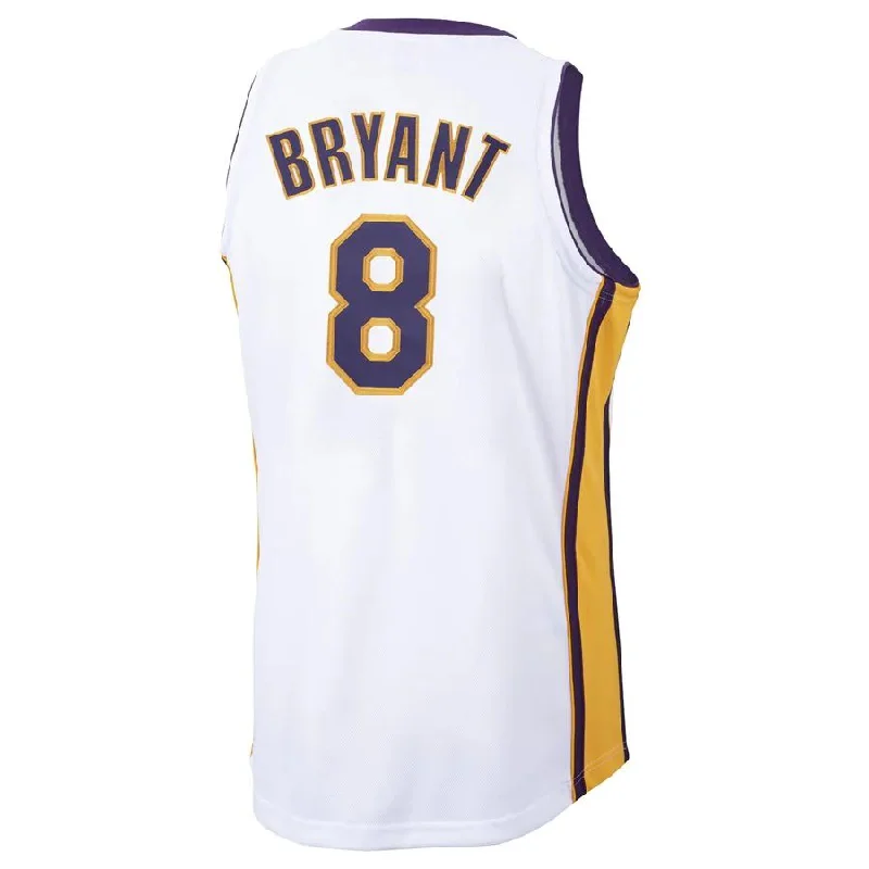 Customizable Basketball Jersey for Your Team-LA.Lakers #8 Kobe Bryant Mitchell & Ness 2003-04 Hardwood Classics Authentic Jersey White Stitched American Basketball Jersey