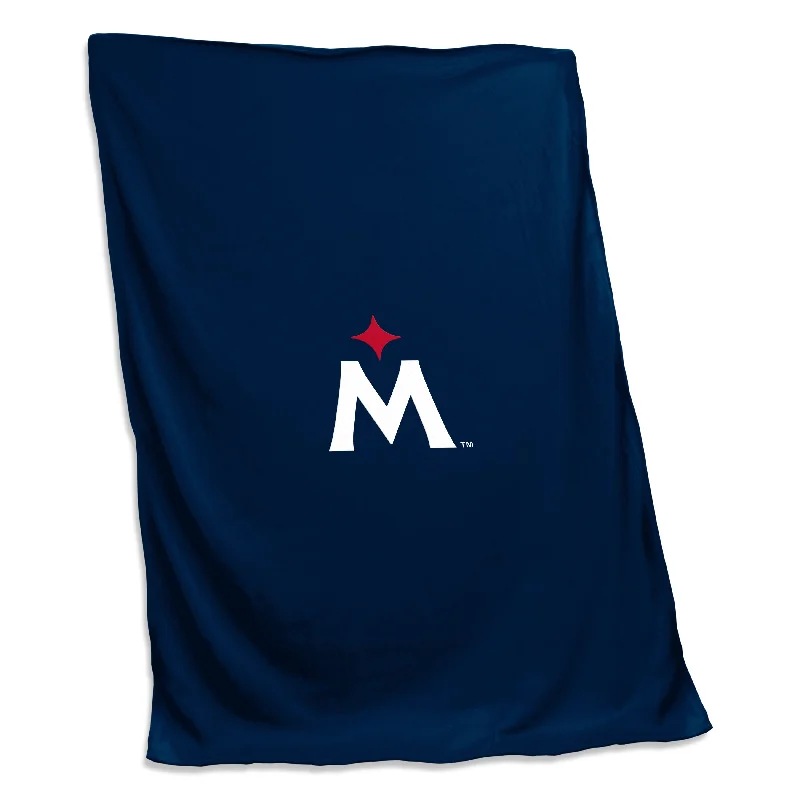 Team Home Textiles for Game-Day Tailgates and Outdoor Events-Minnesota Twins Sweatshirt Blanket (Screened)