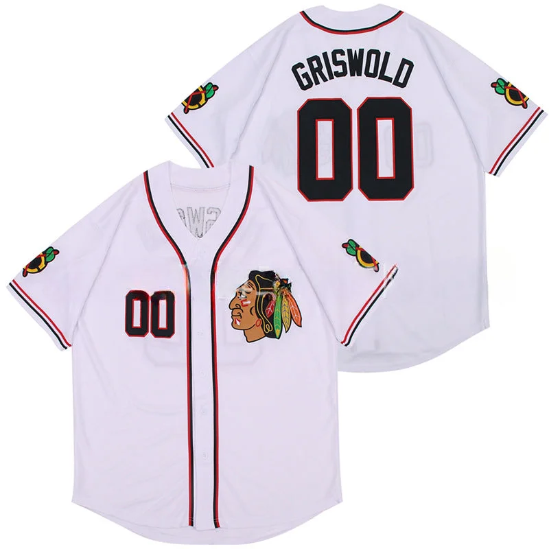 Baseball Jersey with Bold Team Colors-Men's Baseball Jersey Short Sleeve Top Griswold 00