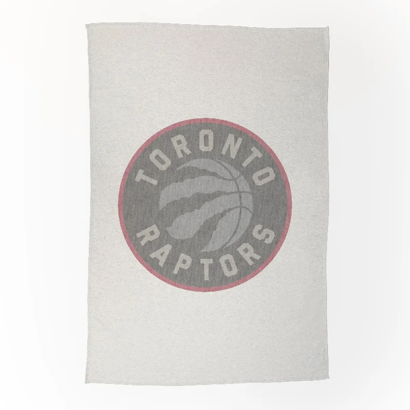 Officially Licensed Team Home Textiles for Authentic Fan Feel-Toronto Raptors Oversized Logo Sublimated Sweatshirt Blanket