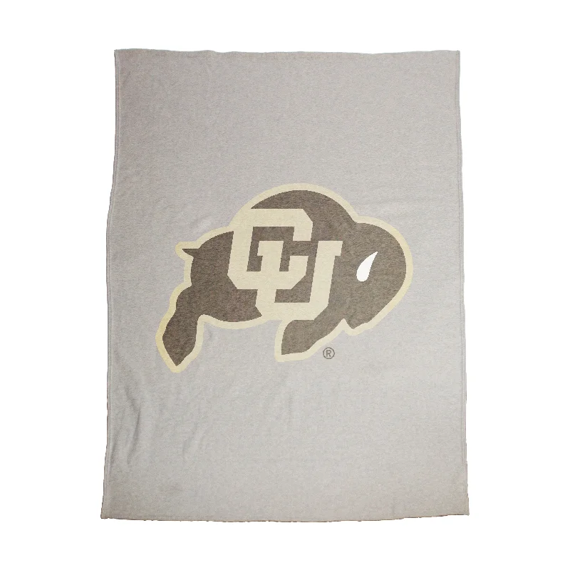 Stylish Team Home Textiles for NFL, NBA, and MLB Fans-Colorado Oversized Logo Sublimated Sweatshirt Blanket