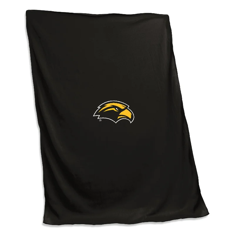 Unique Team Home Textiles for Personalized Game Rooms-Southern Miss Sweatshirt Blanket (Screened)