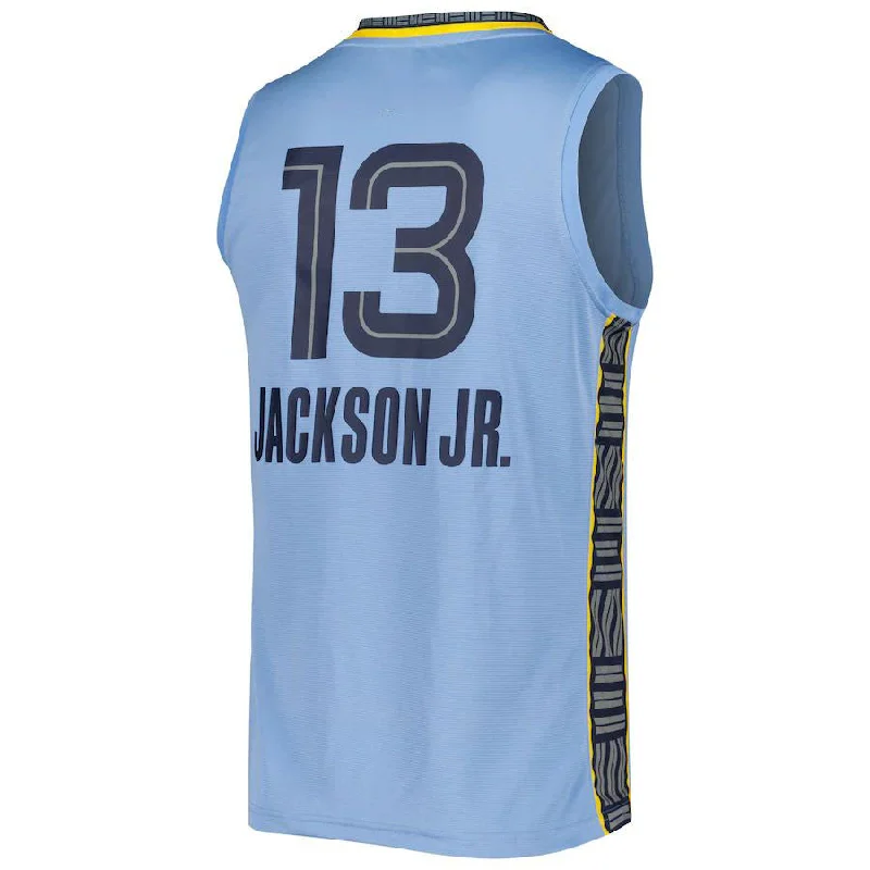 Basketball Jersey with Number and Name for Customization-M.Grizzlies #13 Jaren Jackson Jr. Fanatics Branded 2022-23 Fast Break Replica Player Jersey - Statement Edition Light Blue Stitched American Basketball Jersey