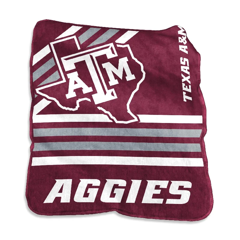 Vibrant Team Home Textiles for Modern Sports Fans-Texas A&M Raschel Throw