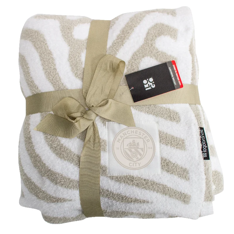 Team Home Textiles with Bold Team Colors for Fan-Centered Homes-Manchester City F.C. Luxe Dreams Throw