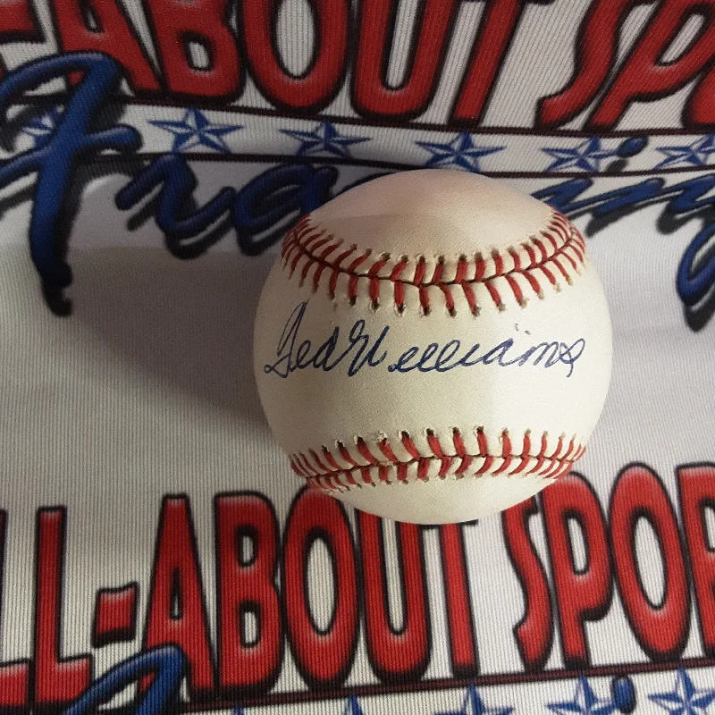 High-Performance Baseball for Outdoor Play-Ted Williams Authentic Signed Baseball Autographed JSA/LOA