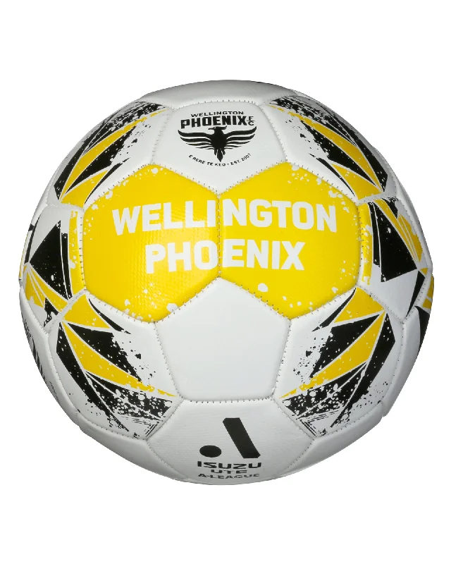 Football with Improved Aerodynamics for Long Passes-Phoenix A League Soccer Ball – Size 5