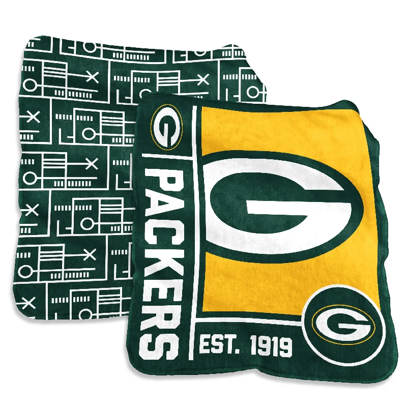 Team Home Textiles with Large Team Logos for Bold Statements-Green Bay Packers 60x70 Super Plush Blanket