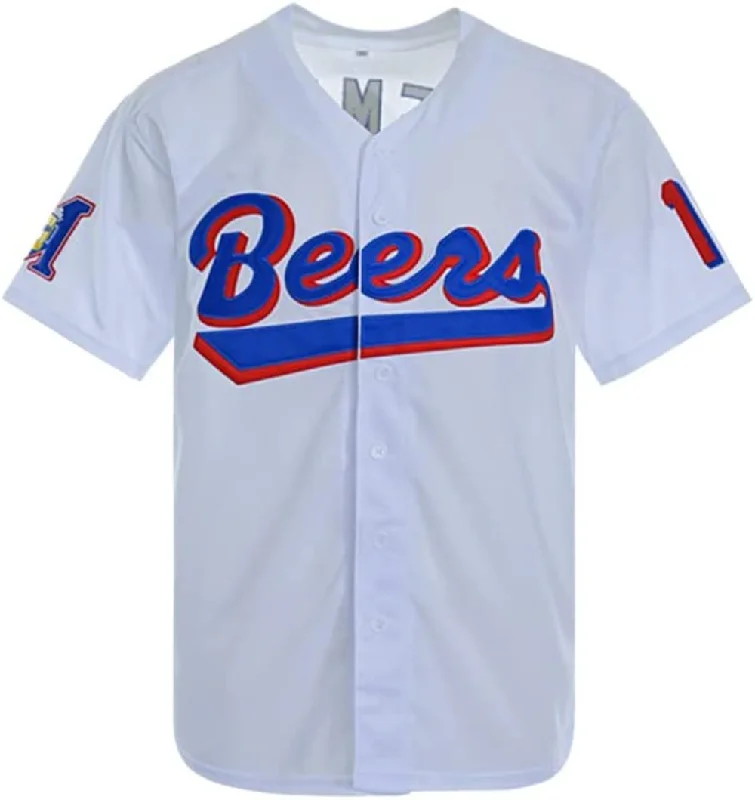 Customizable Baseball Jersey for Your Team-REMER #17 Milwaukee Beers BASEBALL JERSEY