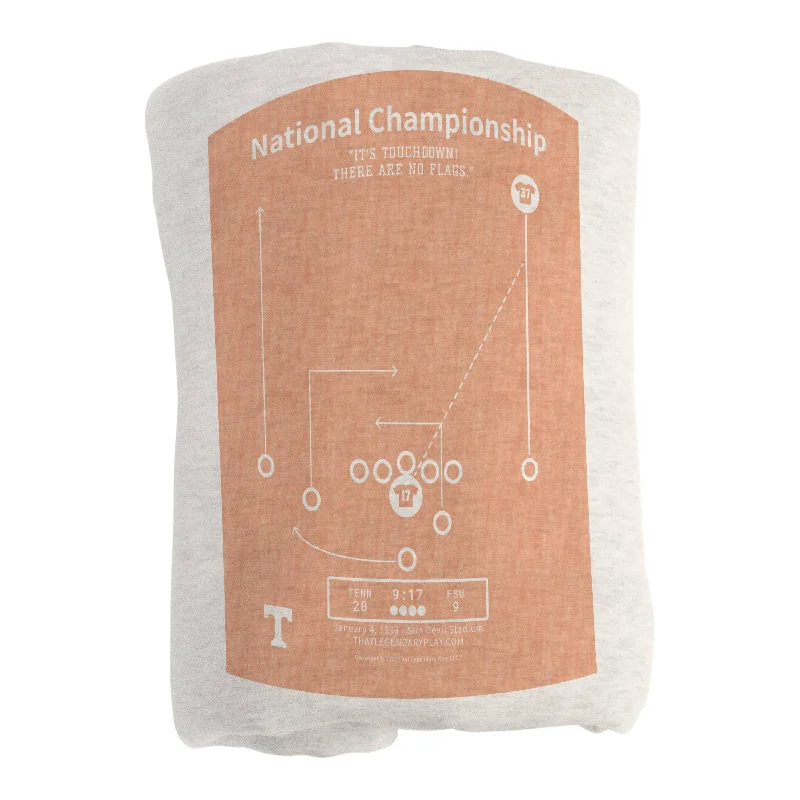 Soft and Cozy Team Home Textiles for Cold Game Days-Tennessee Legendary Play National Championship Sublimated Sweatshirt Blanket