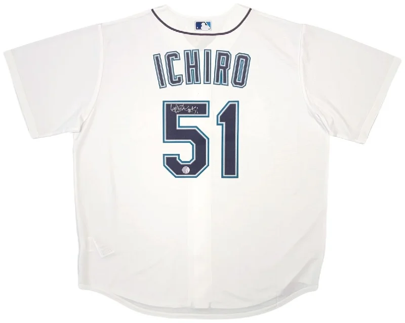 Baseball Jersey for Family Events and Gatherings-Ichiro Suzuki Signed Seattle Mariners Nike Baseball Jersey Suzuki COA