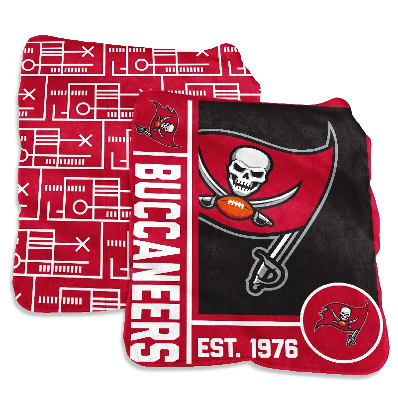 Team Home Textiles Featuring Pillows and Cushions with Team Branding-Tampa Bay Buccaneers 60x70 Super Plush Blanket