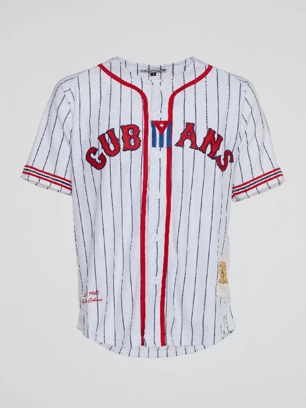 Retro Style Baseball Jersey for Classic Fans-Headgear - New York Cubans Baseball Jersey