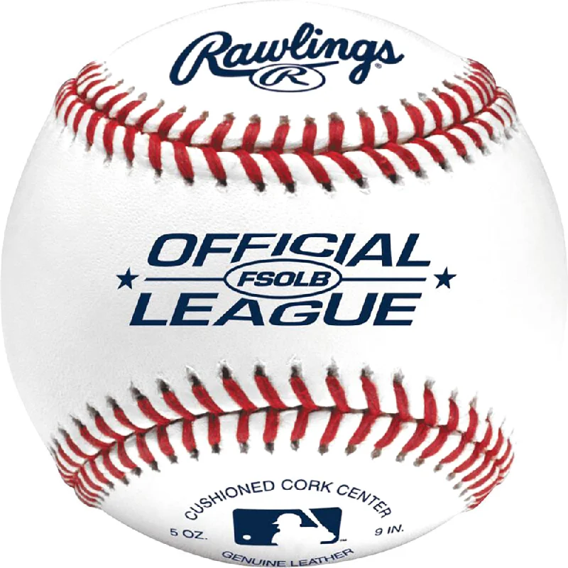 Soft Baseball for Beginners and Youth Players-Rawlings Flat Seam Official League Tournament Grade Baseball