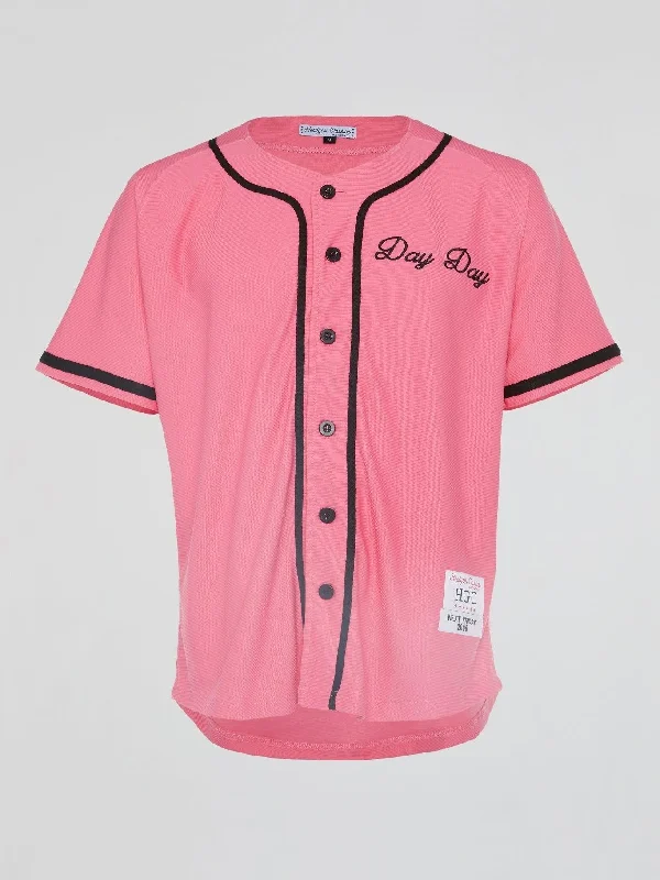 Soft Cotton Baseball Jersey for Comfort-Headgear - Pinky's Record Shop Baseball Jersey