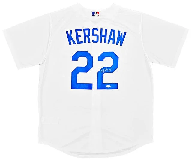 Baseball Jersey for Family Events and Gatherings-Clayton Kershaw Signed Los Angeles Dodgers Nike Baseball Jersey JSA LOA