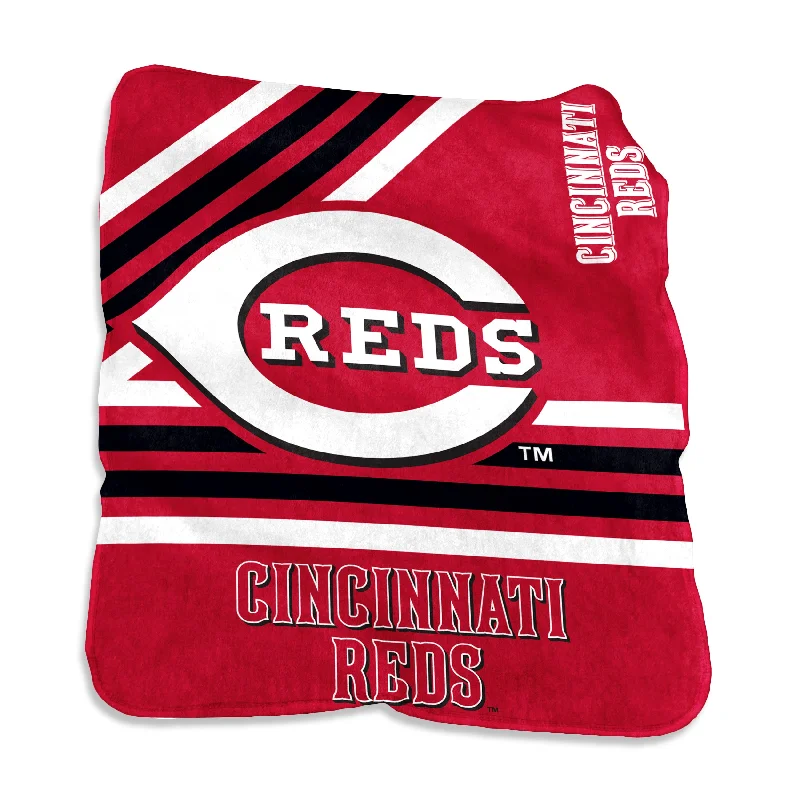 Baseball Team Home Textiles with Soft Comforters and Bedding-Cincinnati Reds Raschel Throw