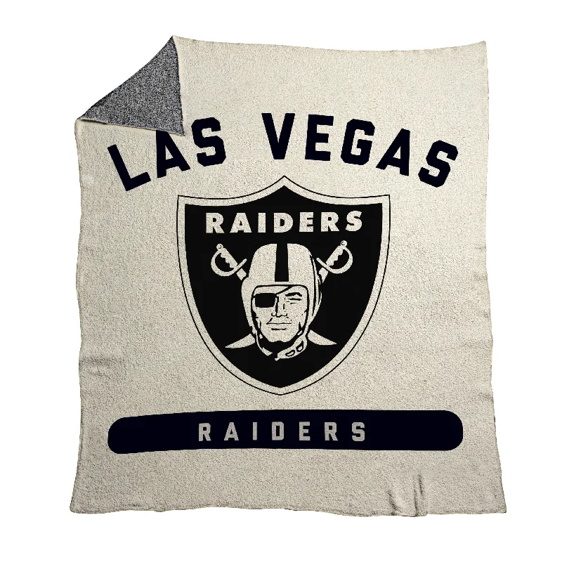 Team Home Textiles for Game-Day Tailgates and Outdoor Events-Las Vegas Raiders Prime Luxe Dreams Throw