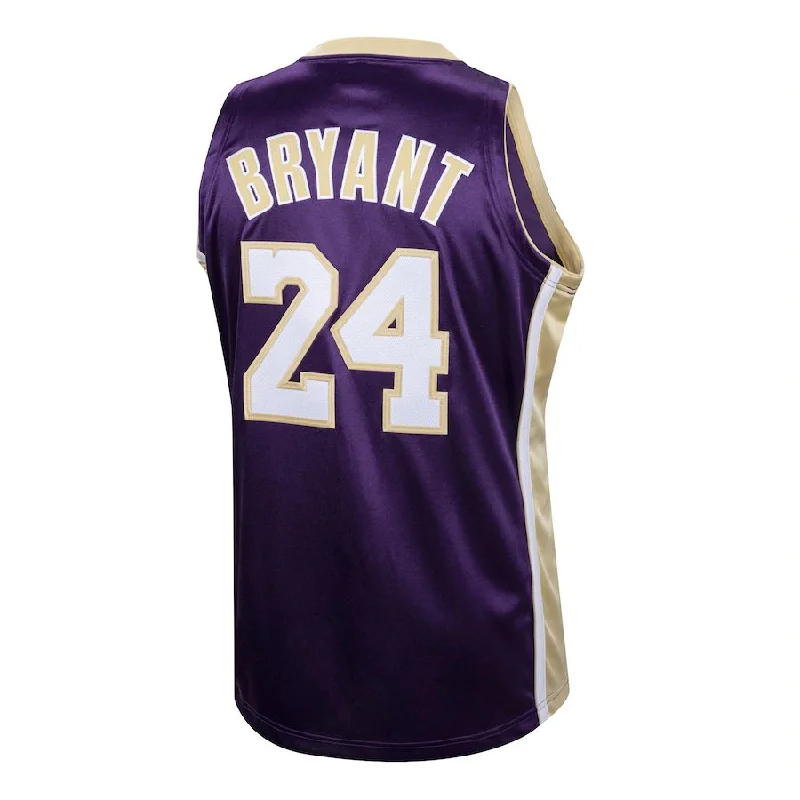 Basketball Jersey with Number and Name for Customization-LA.Lakers #24 Kobe Bryant Mitchell & Ness Hall of Fame Class of 2020 Authentic Hardwood Classics Jersey Purple Stitched American Basketball Jersey