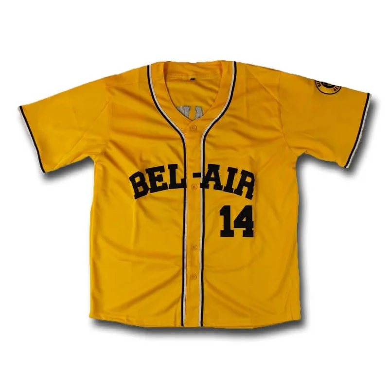 Comfortable Baseball Jersey for Youth Sports Teams-Fresh Prince of Bel Air Baseball Jersey Will Smith #14