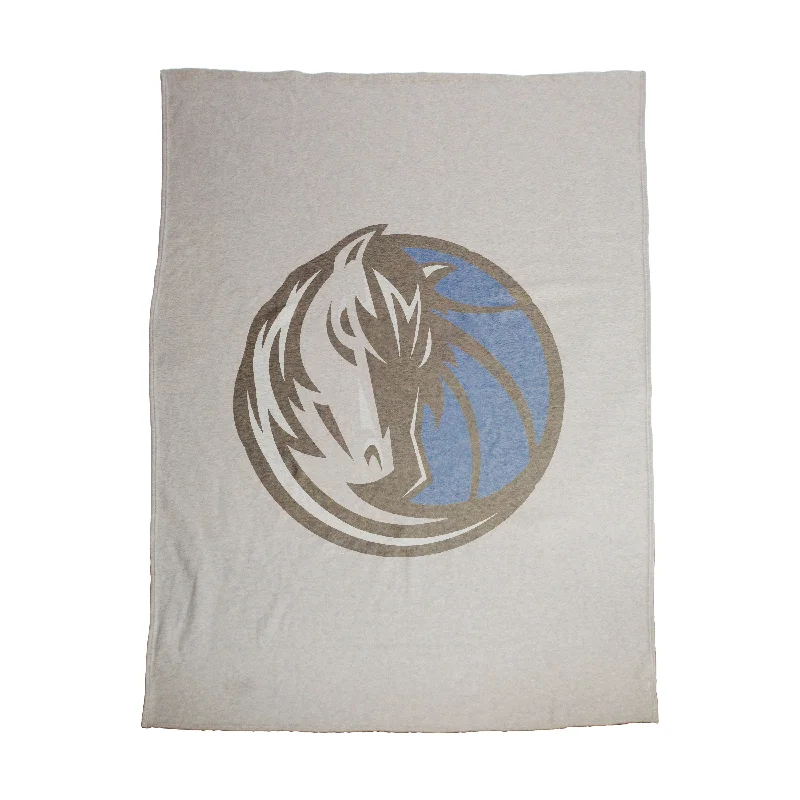 High-Quality Team Home Textiles for Bedroom Comfort-Dallas Mavericks Oversized Logo Sublimated Sweatshirt Blanket