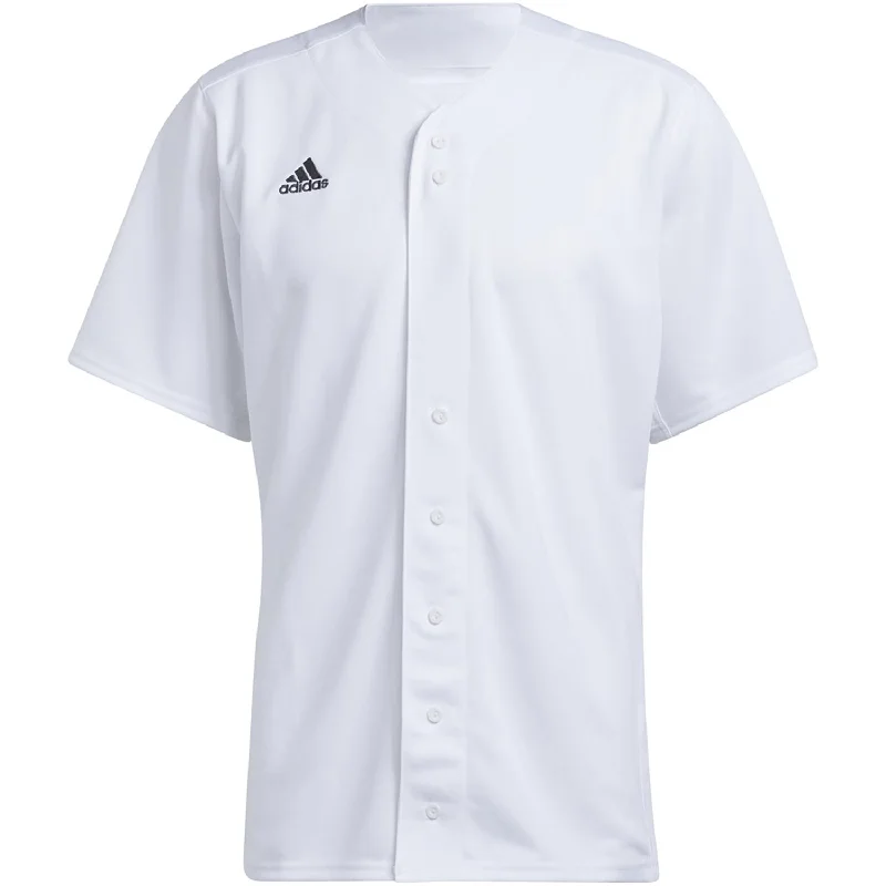 Comfortable Fitted Baseball Jersey for Active Use-Adidas Men's Icon Pro Full Button Baseball Jersey