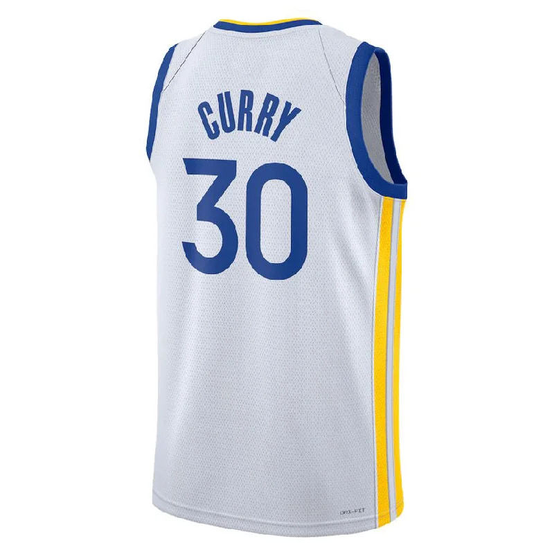 Custom Basketball Jersey with Your Own Graphics-G.State Warriors #30 Stephen Curry Unisex 2022-23 Swingman Jersey White Association Edition Stitched American Basketball Jersey