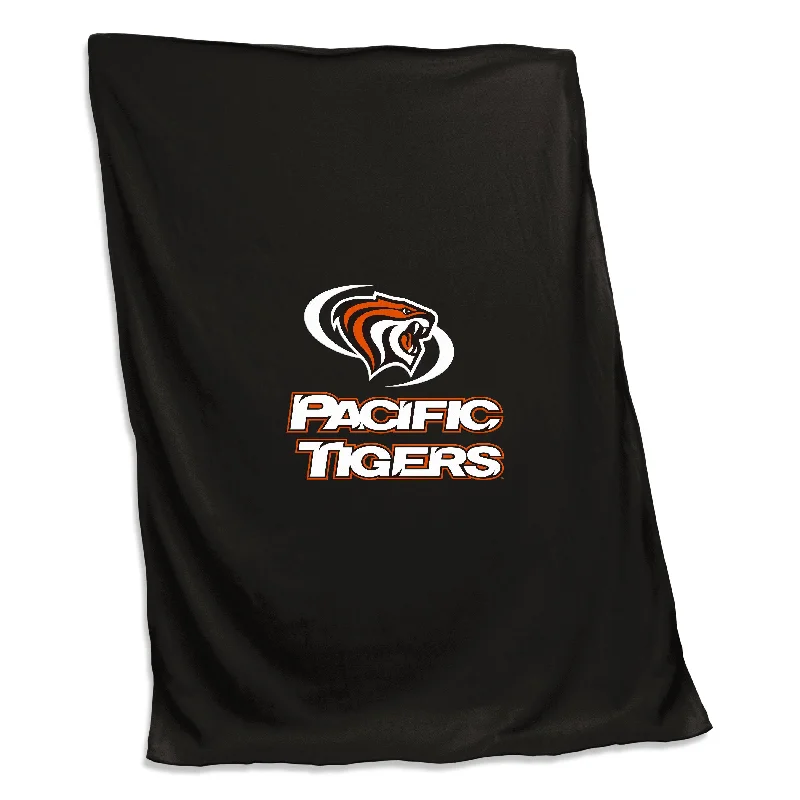 Baseball-Themed Team Home Textiles for Hardcore Supporters-U of the Pacific - Cal Screened Sweatshirt Blanket