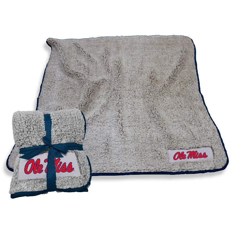 Easy-Care Team Home Textiles for Low-Maintenance Fans-Ole Miss Frosty Fleece