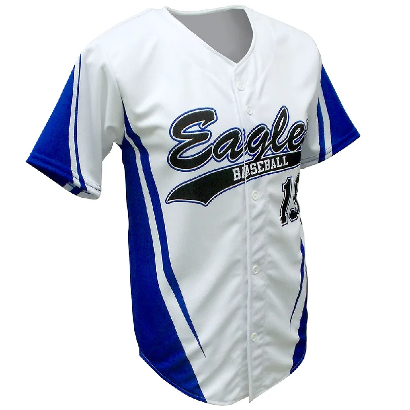 Custom Baseball Jersey for Team Players-SBL 1018F - Full-Button Baseball Jersey